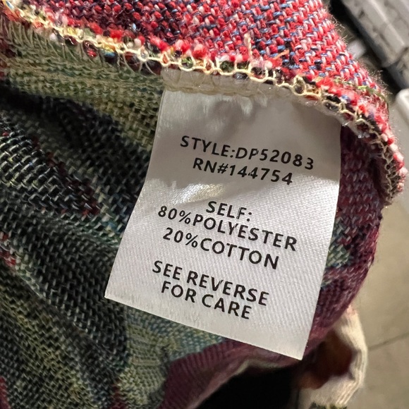 🟠449B. Floral Tapestry Barrel Pants - Picture 8 of 8